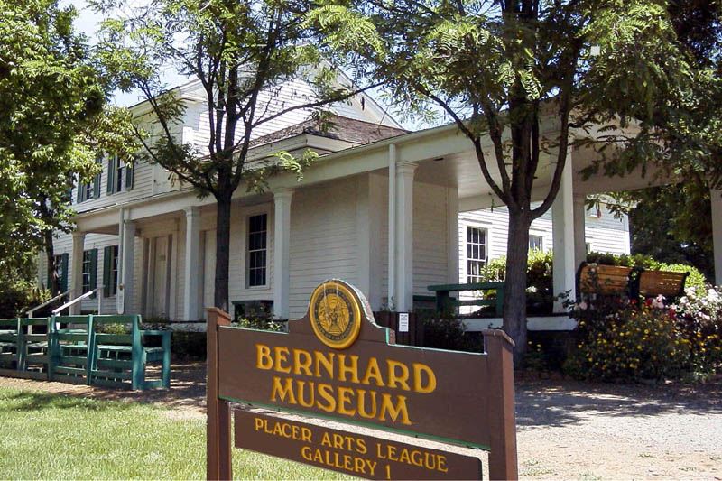 Bernhard Museum historic building and Gold Country Museum