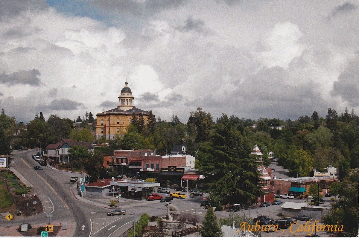 Old Town Auburn Historic District with Placer County Courthouse